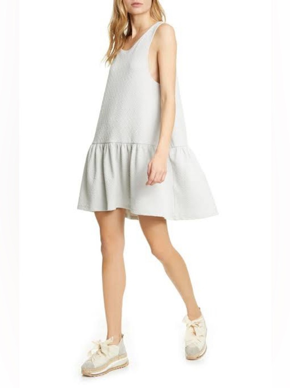 Free People Easy Street Sleeveless Mini Dress / Size L / NWT